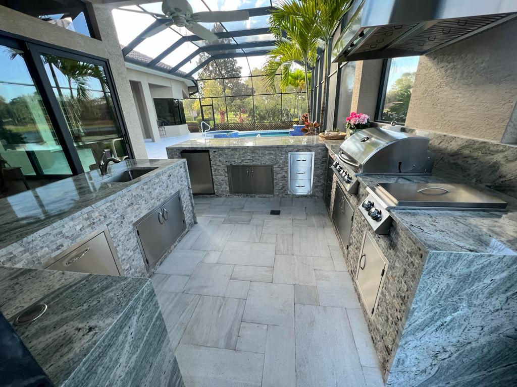 Marble paver project Sarasota
